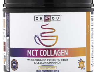 MCT Collagen, Natural Vanilla, 13.4 oz (379 g) (Zhou Nutrition)