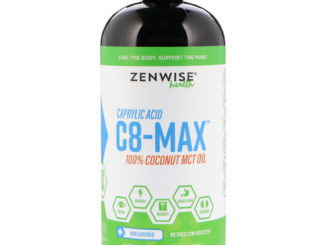 C8-MAX, Caprylic Acid MCT Oil, Metabolism Booster, Unflavored, 32 fl oz (946 ml) (Zenwise Health)
