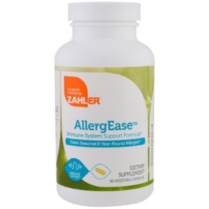 AllergEase, Immune System Support Formula, 90 Vegetable Capsules (Zahler)