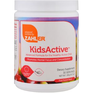 Kids Active, Advanced Formula for the Healthy Active Child, Fruit Punch, 6.7 oz (192 g) (Zahler)