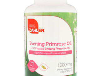 Evening Primrose Oil, Cold Pressed, 1,000 mg, 180 Softgels (Zahler)