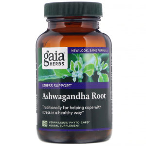 Ashwagandha Root, 120 Vegan Liquid Phyto-Caps (Gaia Herbs)