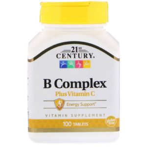 B Complex Plus Vitamin C, 100 Tablets (21st Century)