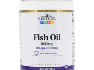 Fish Oil, 1,000 mg, 300 Softgels (21st Century)