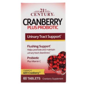 Cranberry Plus Probiotic, 60 Tablets (21st Century)
