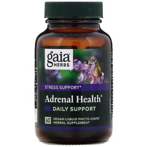 Adrenal Health, Daily Support , 60 Vegan Liquid Phyto-Caps (Gaia Herbs)