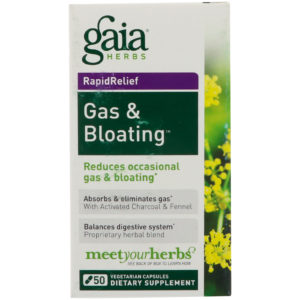 RapidRelief, Gas & Bloating, 50  Capsules (Gaia Herbs)