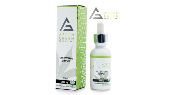 Aspen Green - Pure Science Full Spectrum Hemp Oil 3000mg