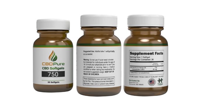 CBDPure Softgels 750