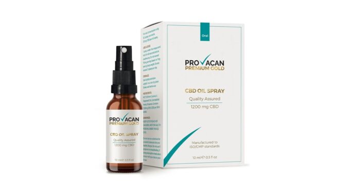 Provacan CBD Oil Spray 1200mg